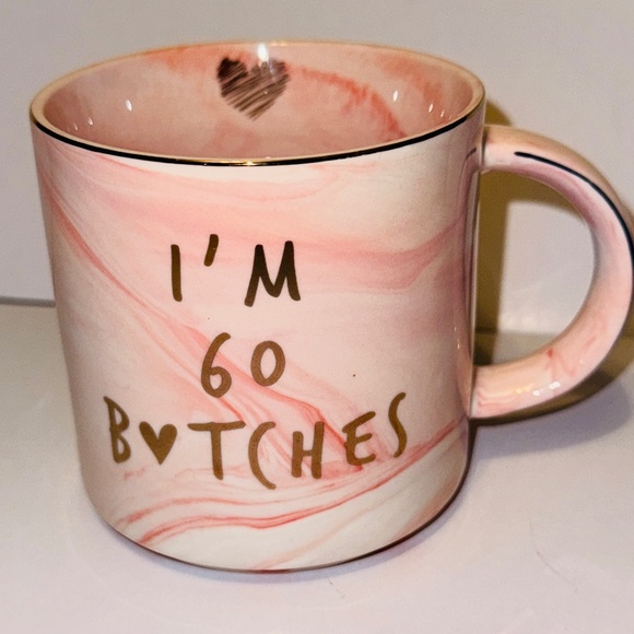 🎂Peachy Pink Swirl Mug - Picture 1 of 3
